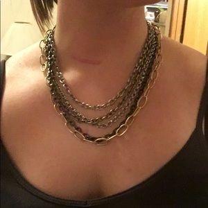 Lia Sophia layered chain necklace